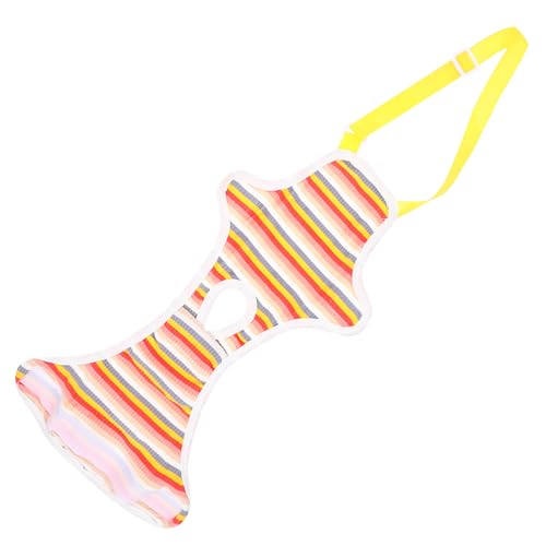 BESPORTBLE 1stk Physiologische Hosen Für Haustiere Regenmantel Welpe Hundespielzeug Erde Menstruation- Hund Wärmewindeln Weiblich Hygienehosen Für Hunde Stinkend Hündchen Orange Polyester von BESPORTBLE