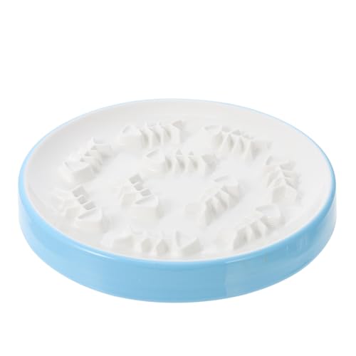 BESPORTBLE 1stk Slow-Food-schüssel Für Haustiere Flacher Katzennapf Züchten Freundlich Flacher Hundenapf Essen Behandeln Futterautomat Für Katzen, Nassfutter Welpe Schüsseln Keramik Blue BESPORTBLE 1stk Slow-Food-schüssel Für Haustiere Flacher Katzennapf Züchten Freundlich Flacher Hundenapf Essen Behandeln Futterautomat Für Katzen, Nassfutter Welpe Schüsseln Keramik Blue von BESPORTBLE