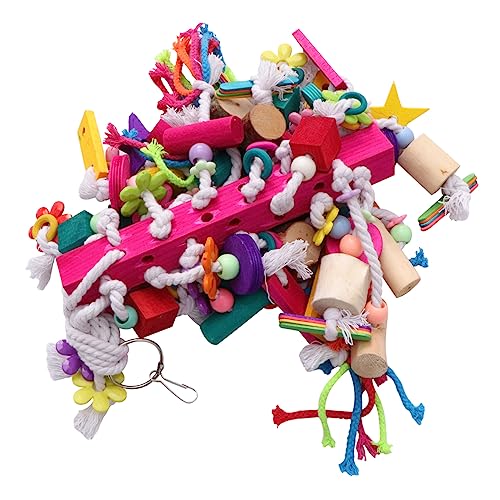 BESPORTBLE Papagei Schaukel Spielzeug Große Vogel Kauen Spielzeug Reißen Funktion für Papageien Sittiche Vögel BESPORTBLE Papagei Schaukel Spielzeug Große Vogel Kauen Spielzeug Reißen Funktion für Papageien Sittiche Vögel von BESPORTBLE