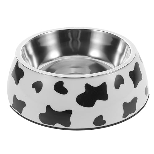 BESPORTBLE 2 in Muster Edelstahl Hund Schüssel Wasser Feeder Dual Pet Schüssel Für Trockenfutter Nassfutter von BESPORTBLE