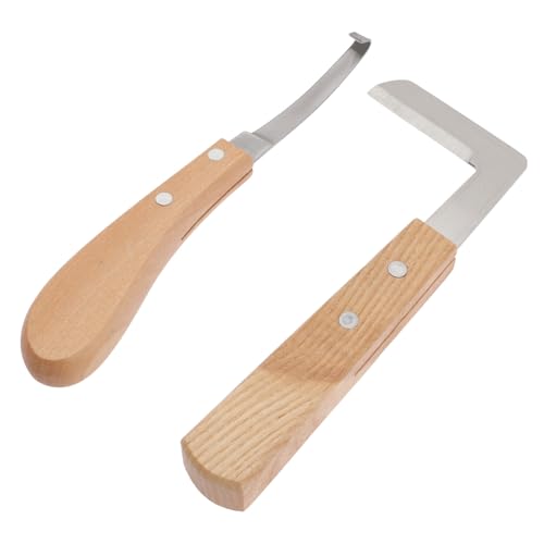 BESPORTBLE 2 Hufschneider Teilig aus Hochwertigem Ergonomische Glatte Kanten Sicher und Praktisch für Pferde Rinder Esel und Schafe Langlebiges Hufpflege Werkzeug von BESPORTBLE