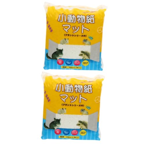 BESPORTBLE 2 Packungen Hamster Seidenpapier Hamsterkäfig Füllen Kanincheneinstreu Für Käfig Bettwäsche Aus Papier Chinchilla-bettwäsche Einstreu Für Kaninchen Badesand Haustier Weiß Geschirr von BESPORTBLE