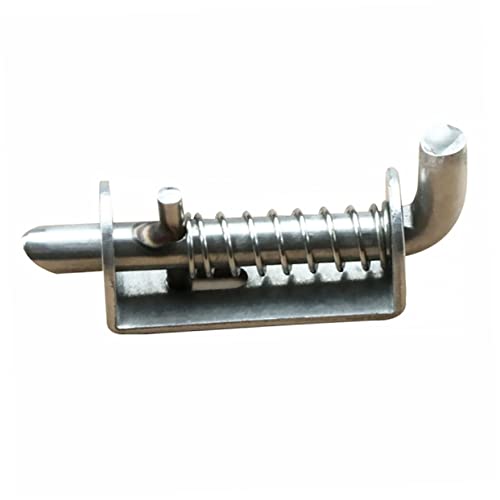 BESPORTBLE 2 STK Federbolzen flachprofil sicherheitsschloss Haustierkäfigzubehör torverriegelung türriegel Haustiertür Federkäfig Schrauben Türschlösser Bolzen aus Edelstahl Torriegel Silver BESPORTBLE 2 STK Federbolzen flachprofil sicherheitsschloss Haustierkäfigzubehör torverriegelung türriegel Haustiertür Federkäfig Schrauben Türschlösser Bolzen aus Edelstahl Torriegel Silver von BESPORTBLE