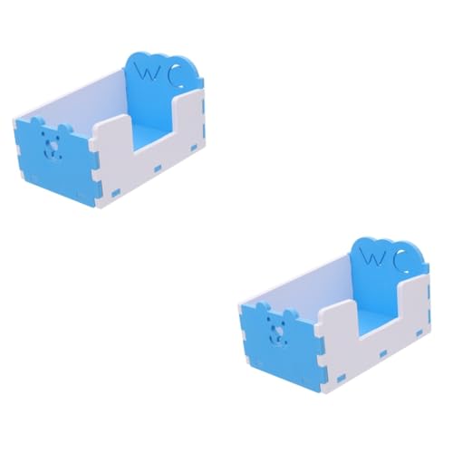 BESPORTBLE 2 STK Hamster Toilette Kleine Rattentoilette meerschweinchen badesand kleines Häschen Toilette Hamster klo Small pet Toilet Kleine Haustiertoilette Hamstertoilette PVC Blue BESPORTBLE 2 STK Hamster Toilette Kleine Rattentoilette meerschweinchen badesand kleines Häschen Toilette Hamster klo Small pet Toilet Kleine Haustiertoilette Hamstertoilette PVC Blue von BESPORTBLE