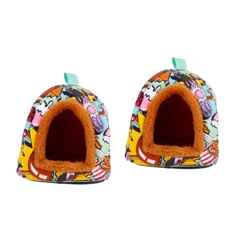 BESPORTBLE 2 STK Haustiernest Meerschweinchen-Winterkissen Hund hochbett Katze Versteck haustierbett pet Bed Meerschweinchen Warmes Haustierhaus Hamster Hängematte Hundebett Zubehör von BESPORTBLE