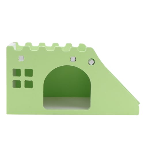BESPORTBLE 2 STK Little Pet Staircase Villa Spielzeuge Hamsterversteck Eichhörnchen Spielzeug Hamsterspielplatz Spielzeug Für Kleine Haustiere Rennmaus Hütte Hamsterspielzeug Green Hölzern von BESPORTBLE