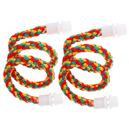 BESPORTBLE 2stücke Papagei Schaukel Und Kletterseil Bungee Vogelspielzeug Aus Langlebigem Material Für Wellensittiche Sittiche Und Andere Vögel Sorgt Für Klettern Und Kauvergnügen BESPORTBLE 2stücke Papagei Schaukel Und Kletterseil Bungee Vogelspielzeug Aus Langlebigem Material Für Wellensittiche Sittiche Und Andere Vögel Sorgt Für Klettern Und Kauvergnügen von BESPORTBLE