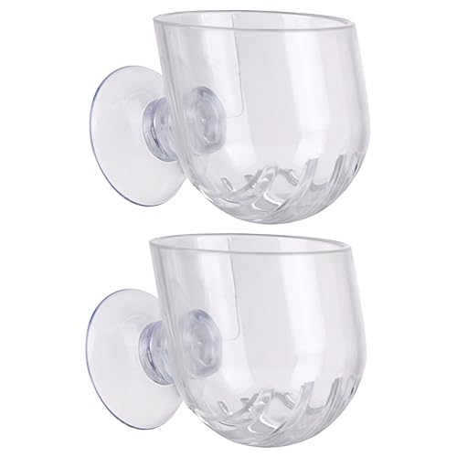 BESPORTBLE 2stücke Automatischer Futterspender Für Aquarien Transparenter Acryl Feeding Cup Für Garnelen Und Nematoden Installieren Reinigen Praktisches Futterwerkzeug Für Fischbecken von BESPORTBLE