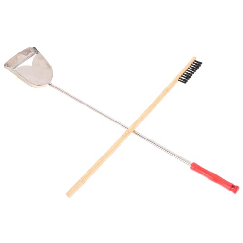 BESPORTBLE Effiziente Reinigungswerkzeuge Für Vogelkäfige – 2er-Set – Bürste Und Kotschaufel – Aus Holz Und Edelstahl – Für Ziervögel Und Kleintiere BESPORTBLE Effiziente Reinigungswerkzeuge Für Vogelkäfige – 2er-Set – Bürste Und Kotschaufel – Aus Holz Und Edelstahl – Für Ziervögel Und Kleintiere von BESPORTBLE
