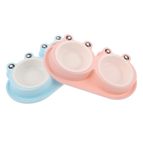 BESPORTBLE 2 Sätze Anti-ant Doppelnapf für Katzen und Kleintiere mit Froschform rutschfeste Basis Kunststoff Futternapf für Welpen Kätzchen und Streunerkatzen für Outdoor und Indoor Nutzung BESPORTBLE 2 Sätze Anti-ant Doppelnapf für Katzen und Kleintiere mit Froschform rutschfeste Basis Kunststoff Futternapf für Welpen Kätzchen und Streunerkatzen für Outdoor und Indoor Nutzung von BESPORTBLE