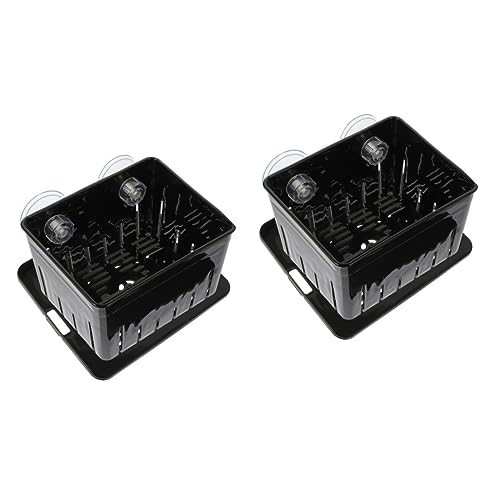 BESPORTBLE 2sätze Multi-funktions-tortoisetrennbox Für Haushalt Wiederverwendbare Isolationseinheit Zur Aufzucht Und Pflege Von Schildkröten Inkl Transparenter Saugnäpfe Und Deckel Und von BESPORTBLE