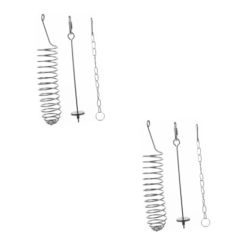 BESPORTBLE 2 Sätze Futterstelle für Papageien Papageienfutter Lebensmittelhalter Spielzeug Stainless Steel Vogel Fütterer Futterspender aus Edelstahl Vogelfütterer Kleine Tiere Nahrungssuche BESPORTBLE 2 Sätze Futterstelle für Papageien Papageienfutter Lebensmittelhalter Spielzeug Stainless Steel Vogel Fütterer Futterspender aus Edelstahl Vogelfütterer Kleine Tiere Nahrungssuche von BESPORTBLE