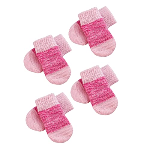 BESPORTBLE 2sätze rutschfeste Hundesocken Aus Hochwertigem Polyestermaterial Bequeme Und Elastische -hundesocken Für Haustierbeine Schlicht Und Praktisch von BESPORTBLE