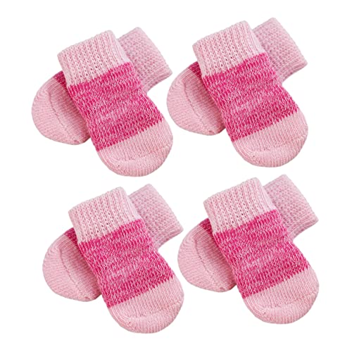 BESPORTBLE 2sätze rutschfeste Hundesocken Aus Hochwertigem Polyester Bequeme Anti-rutsch-unterlegscheiben Für Haustiere Mit Cartoon-Muster-Design Schlicht Und Praktisch Für Jahreszeiten von BESPORTBLE