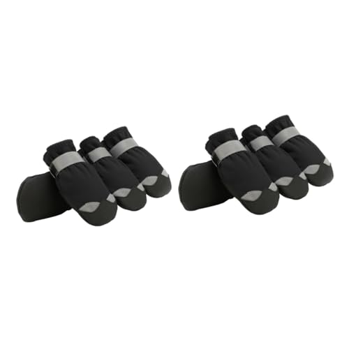 BESPORTBLE 2 Sätze Haustier wasserdichte Schuhe Nicht-Haustier-Booties wasserdichte hundestiefel Paws pfotenschutz Schuhe für hundepfoten Hundestiefel Schuhe Schneehundestiefel Nylon Black BESPORTBLE 2 Sätze Haustier wasserdichte Schuhe Nicht-Haustier-Booties wasserdichte hundestiefel Paws pfotenschutz Schuhe für hundepfoten Hundestiefel Schuhe Schneehundestiefel Nylon Black von BESPORTBLE