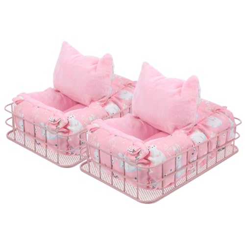 BESPORTBLE Hängematten-Set Für Kleintiere – 2-teiliges Hängebett Für Hamster Schlafbett Für Eichhörnchen Käfigzubehör Für Ratten Warm Und Gemütlich von BESPORTBLE