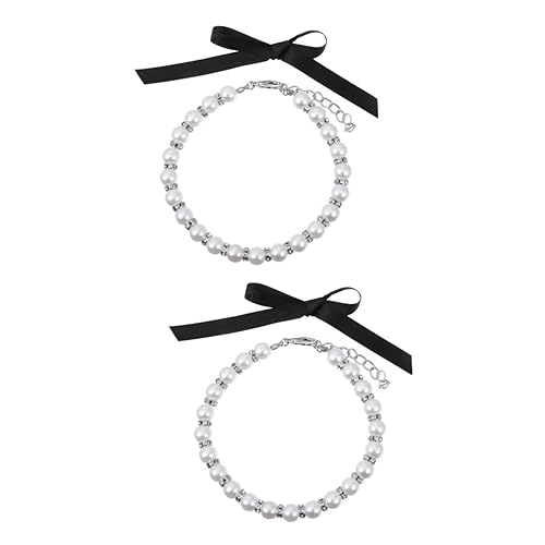BESPORTBLE 2 Sets Luxus Katze Hochzeit Kragen Haustier Schmuck Kragen Modische Haustier Zubehör von BESPORTBLE