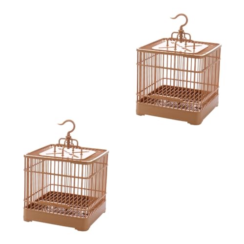 BESPORTBLE 2 Sätze Vogelkäfig großes vogelhaus The Big Bird cage Käfig für Papageiennymphensittiche Flugkäfig Ara Käfig mit Aufhängehaken Papageienkäfig hängend Vögel Kleiner Bambus Reisen BESPORTBLE 2 Sätze Vogelkäfig großes vogelhaus The Big Bird cage Käfig für Papageiennymphensittiche Flugkäfig Ara Käfig mit Aufhängehaken Papageienkäfig hängend Vögel Kleiner Bambus Reisen von BESPORTBLE