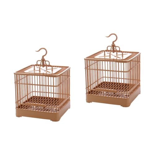 BESPORTBLE 2 Sätze Vogelkäfig Lovebird-Käfig Sittichkäfig Käfige Nymphensittich großes vogelhaus The Big Bird cage Käfig mit Aufhängehaken Papageienkäfig runden Vögel Zubehör Braut Plastik BESPORTBLE 2 Sätze Vogelkäfig Lovebird-Käfig Sittichkäfig Käfige Nymphensittich großes vogelhaus The Big Bird cage Käfig mit Aufhängehaken Papageienkäfig runden Vögel Zubehör Braut Plastik von BESPORTBLE