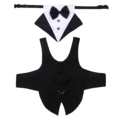BESPORTBLE 2 Sets Hundeanzug Haustierkostü Heimtierbedarf Hundehalstuch Und Anzug Hundekostü Hunde Smoking Hunde Smoking Formelle Hundekleidung Fliege Hemd Hochzeit Party Anzug BESPORTBLE 2 Sets Hundeanzug Haustierkostü Heimtierbedarf Hundehalstuch Und Anzug Hundekostü Hunde Smoking Hunde Smoking Formelle Hundekleidung Fliege Hemd Hochzeit Party Anzug von BESPORTBLE
