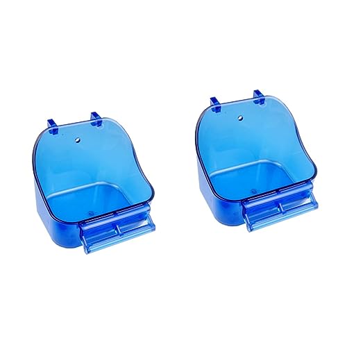 BESPORTBLE 2stücke Pet Supply Pet Feeding Container Für Kleine Haustiere Transparente Futter Und Installieren Langlebig Und Für Hamster Meerschweinchen Und Andere Kleintiere von BESPORTBLE