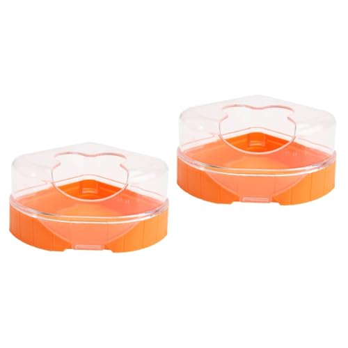 BESPORTBLE 2 STK Hamster Badezimmer Toilette Hamster klo Hamster gehege Hamster Care Orange Hamster Toilet Badezimmer für Hamster Wanne Haustier Hamster Badezimmer Robustes Hamsterbad Plastik BESPORTBLE 2 STK Hamster Badezimmer Toilette Hamster klo Hamster gehege Hamster Care Orange Hamster Toilet Badezimmer für Hamster Wanne Haustier Hamster Badezimmer Robustes Hamsterbad Plastik von BESPORTBLE