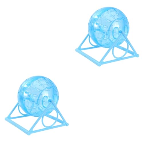BESPORTBLE 2stücke Hamster Laufball Spielzeug Bewegungsroller Für Kleine Haustiere Lustiges Übungsspielzeug Für Hamster Farbwahl Zufällig Geeignet Für Meerschweinchen Ratten Und Andere von BESPORTBLE