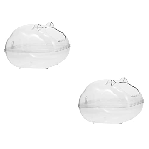 BESPORTBLE 2stücke Hamster Badezimmer Transparentes Sandbad Für Kleintiere Rutschfester Boden Hamster Zubehör Für Pflege Von Hamstern Und Anderen Kleinen Haustieren BESPORTBLE 2stücke Hamster Badezimmer Transparentes Sandbad Für Kleintiere Rutschfester Boden Hamster Zubehör Für Pflege Von Hamstern Und Anderen Kleinen Haustieren von BESPORTBLE
