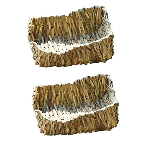 BESPORTBLE 2 STK Haustierbett Haustier-schlafbett Haseneinstreu Für Den Käfig Kaninchen-hasenmatte Spielzeug Für Meerschweinchen Haustier Grasmatte Beißspielzeug Schilfgras BESPORTBLE 2 STK Haustierbett Haustier-schlafbett Haseneinstreu Für Den Käfig Kaninchen-hasenmatte Spielzeug Für Meerschweinchen Haustier Grasmatte Beißspielzeug Schilfgras von BESPORTBLE