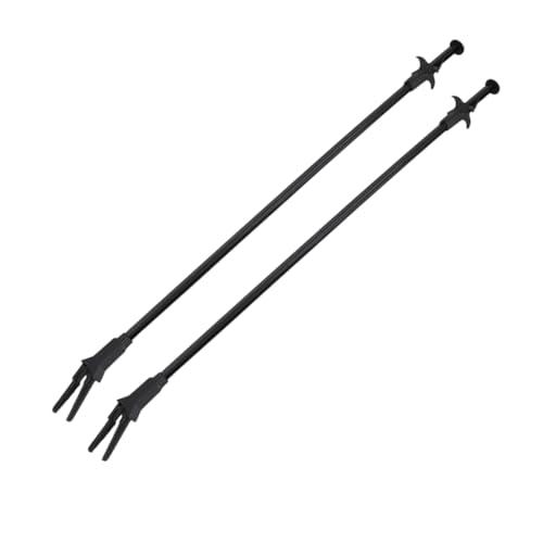 BESPORTBLE 2 Stück Aquatischer Clip Aquarienwerkzeuge Extra Aquarienbedarf Aquarienzange Pinzette Für Wasserpflanzen Tank Wasser- Wasserpflanzenzange Pflanzen Pinzette Aquarium Schwarz von BESPORTBLE