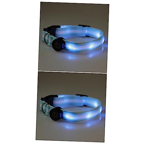 BESPORTBLE Welpenhalsband Leuchtend 2 Blaues Led Halsband Led Sicherheitshalsband Leichtes Nylon Led Nacht Sicherheitshalsband Led Blinkhalsband Led Haustierhalsband BESPORTBLE Welpenhalsband Leuchtend 2 Blaues Led Halsband Led Sicherheitshalsband Leichtes Nylon Led Nacht Sicherheitshalsband Led Blinkhalsband Led Haustierhalsband von BESPORTBLE