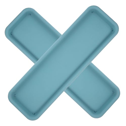 BESPORTBLE 2stücke Pflanzuntersetzer Kunststoff Rechteckige Blumentöpfe Für Wasserabweisende Abtropfschalen Für Pflanzen Für Pflege Und Dekoration von BESPORTBLE