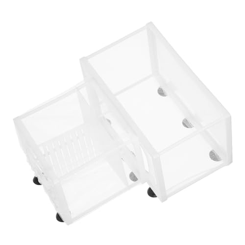 BESPORTBLE 2 Stück Fisch-inkubator- : Aquarium 6,37" X 6,01" X 5,5" Brutkasten Für Fischtank-Netz-züchterboxen, Trennnetz, Brut-Brut-Separator von BESPORTBLE