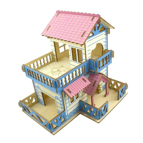 BESPORTBLE 2stücke Hamsterhaus Mit Klettergerüst Doppelstöckiger Für Kleine Haustiere Für Hamster Zwerghamster Und Chinchillas Klettern Und Verstecken von BESPORTBLE