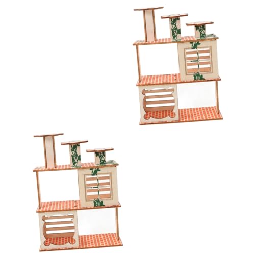 BESPORTBLE 2 Stück Hamster Klettergerüst Hamstervilla Entzückende Rattenversteckvilla Rattenversteck Große Villa Haustierversteck Hamsterzubehör Meerschweinchenhäuser Und Verstecke BESPORTBLE 2 Stück Hamster Klettergerüst Hamstervilla Entzückende Rattenversteckvilla Rattenversteck Große Villa Haustierversteck Hamsterzubehör Meerschweinchenhäuser Und Verstecke von BESPORTBLE
