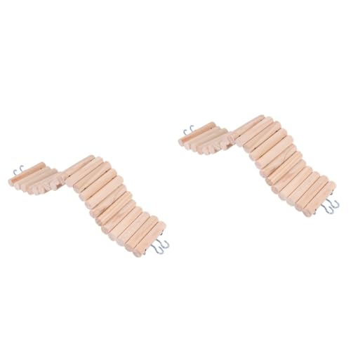 BESPORTBLE 2stücke Bird Wooden Ladder Spielzeug Für Hamster Papageien Und Kleine Nager Flexible Hängende Brücke Zur Zahnpflege Für Mehr Bewegung BESPORTBLE 2stücke Bird Wooden Ladder Spielzeug Für Hamster Papageien Und Kleine Nager Flexible Hängende Brücke Zur Zahnpflege Für Mehr Bewegung von BESPORTBLE