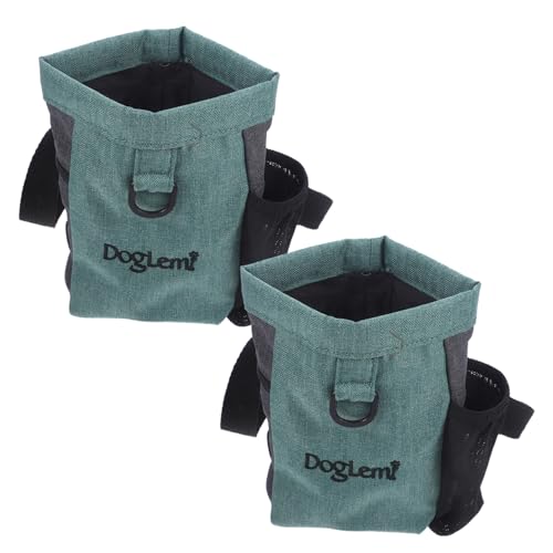 BESPORTBLE 2 Stück Haustier Leckerli Tasche Outdoor Welpen Snack Beutel Tragbare Hunde Snack Tasche Hunde Trainingstasche Hunde Lauftasche Leckerli Taschen Hunde Reisetasche Haustier von BESPORTBLE