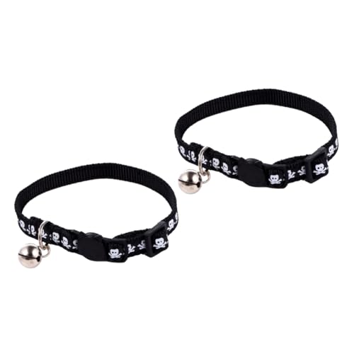 BESPORTBLE 2 Stück Haustierhalsbänder Hundehalsbänder Hundeschädelhalsbänder Halloween Welpenhalsbänder Haustierkristallhalsbänder Stilvolle Haustierhalsbänder Stilvolle BESPORTBLE 2 Stück Haustierhalsbänder Hundehalsbänder Hundeschädelhalsbänder Halloween Welpenhalsbänder Haustierkristallhalsbänder Stilvolle Haustierhalsbänder Stilvolle von BESPORTBLE