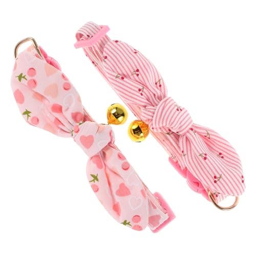 BESPORTBLE 2 Stück Haustierhalsband Glocke Katzenhalsband Fliege für verstellbare Kätzchenhalsbänder Baumwollkatze abbrechbare Kätzchenhalsbänder Baumwolle Polyester BESPORTBLE 2 Stück Haustierhalsband Glocke Katzenhalsband Fliege für verstellbare Kätzchenhalsbänder Baumwollkatze abbrechbare Kätzchenhalsbänder Baumwolle Polyester von BESPORTBLE
