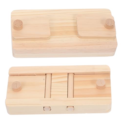 BESPORTBLE 2stücke Interaktives Holzspielzeug Für Kleintiere Teiliges Futtersuche Für Hamster Meerschweinchen Und Kaninchen Fördert Spiel Und Geistige Anregung Beim Verstecken Von Snacks BESPORTBLE 2stücke Interaktives Holzspielzeug Für Kleintiere Teiliges Futtersuche Für Hamster Meerschweinchen Und Kaninchen Fördert Spiel Und Geistige Anregung Beim Verstecken Von Snacks von BESPORTBLE