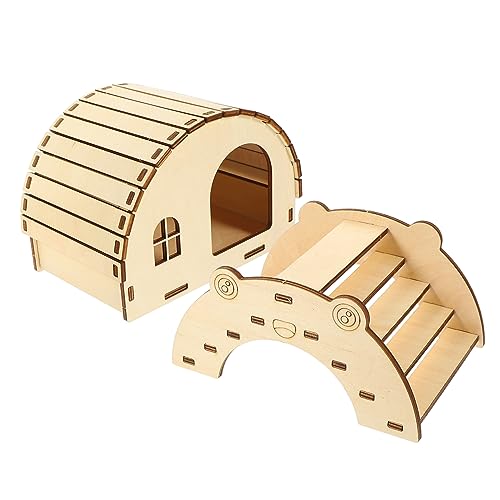 BESPORTBLE 2stücke DIY-hamsterversteck Aus Holz Mit Dekorativer Brücke Für Hamster Und Chinchillas Spielzeug Und Schlafplatz Für Kleine Haustiere BESPORTBLE 2stücke DIY-hamsterversteck Aus Holz Mit Dekorativer Brücke Für Hamster Und Chinchillas Spielzeug Und Schlafplatz Für Kleine Haustiere von BESPORTBLE