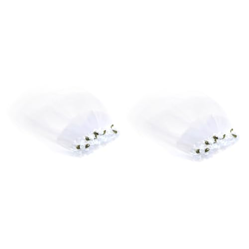 BESPORTBLE 2 Hochzeit Cosplay Haustier Hochzeit Brautzubehör Haustier Brautschleier Cosplay Clip Schleier Brautschleier von BESPORTBLE