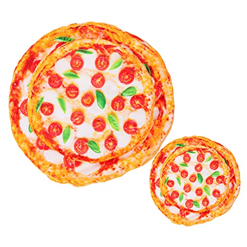 BESPORTBLE 2stücke Kuschelige Haustiermatten Mit Pizza-Muster Warmes Schlafkissen Für Hunde Und Katzen Handwaschbar Für Zuhause Und Unterwegs von BESPORTBLE