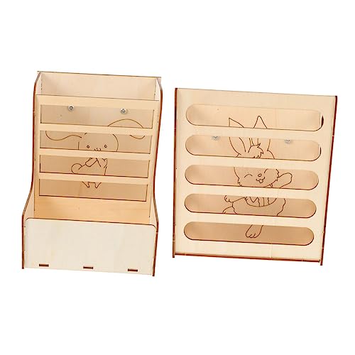 BESPORTBLE 2stücke Futterstation Für Kaninchen Robuste Heuhalter Für Kleintiere Praktische Futterspender Mit Bodenhalterung Für Heu Und Futter Zubehör Für Haustiere von BESPORTBLE