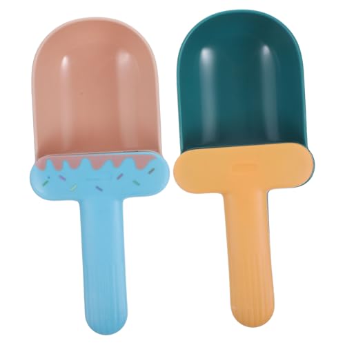 BESPORTBLE 2 Stück Katzenfutterlöffel Handlicher Dosenlöffel für Haustiere für Fütterung zu Hause und Tragbar Langlebig Gefertigt Zufällige Farbe von BESPORTBLE