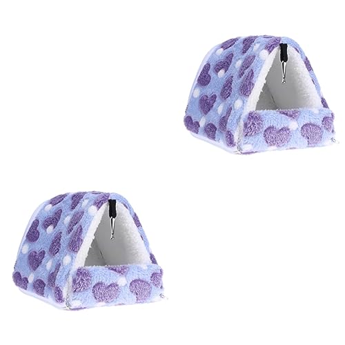 BESPORTBLE 2stücke Detachable Hamster Nest Aus Warmem Baumwollmaterial Für Kleine Haustiere Kreatives Abnehmbares Schlafbett Für Hamster Und Igel von BESPORTBLE