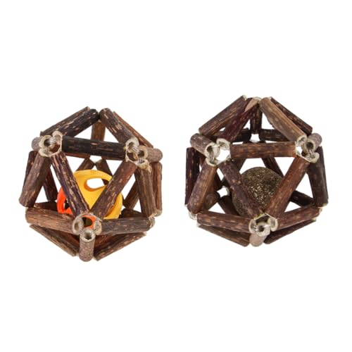 BESPORTBLE 2 Stück Polygonum Molar Ball Welpen Hundespielzeug Hundekauspielzeug Für Welpen Welpen Kauspielzeug Welpenspielzeug Hundekauspielzeug Für Kleine Hunde Rattan Kauspielzeug Für von BESPORTBLE