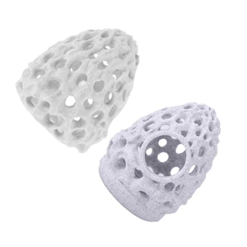 BESPORTBLE 2 Stück Shrimpschutz Höhle Aquarium Deko Mehrloch Versteck Korallenstein Fisch Rückzugsort Stressreduzierend Pflegeleicht Naturnahe Unterwasserlandschaft BESPORTBLE 2 Stück Shrimpschutz Höhle Aquarium Deko Mehrloch Versteck Korallenstein Fisch Rückzugsort Stressreduzierend Pflegeleicht Naturnahe Unterwasserlandschaft von BESPORTBLE