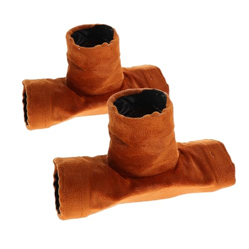 BESPORTBLE 2 Stück Teiliges Kaninchen-Tunnel Geruchlosem Polyester Zusammenklappbar Kleines Versteck für Zwerghasen Meerschweinchen Hamster und Katzen Leicht zu Reinigen und von BESPORTBLE