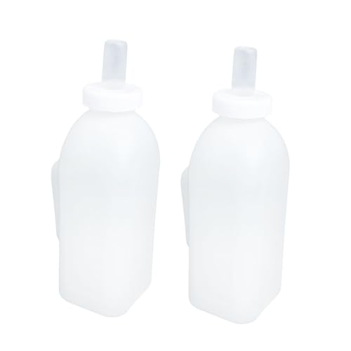 BESPORTBLE 2 Stück Tragbare Kälbermilchflasche Kälber Stillmilchflasche Praktischer Kälbermilchbehälter Haustier Milchflasche Stillflasche Kätzchen Milchflasche Silikon Babyflasche von BESPORTBLE
